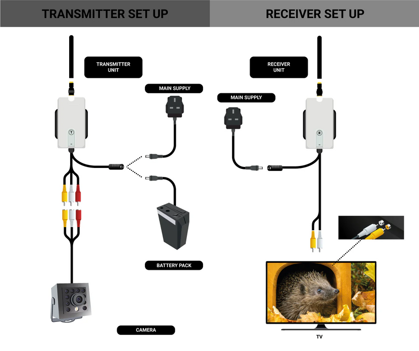 Wireless Digital Kit With 700TVL CCD Camera