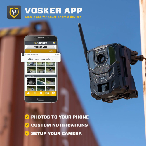 VOSKER V100-INTL 4G CELLULAR CAMERA