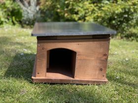 Hedgehog House with Wired IP HD POE Camera Kit 1080p
